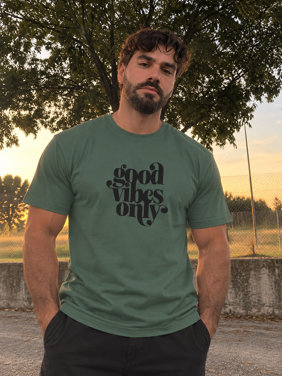 T-shirt GOOD VIBES ONLY