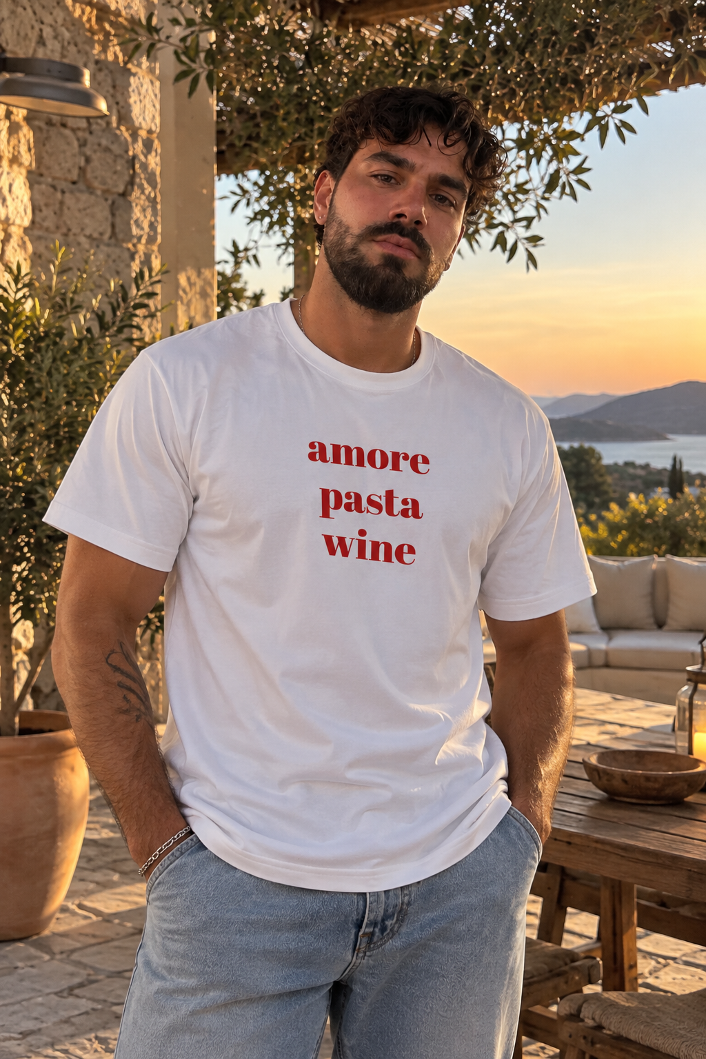 T-shirt AMOREPASTAWINE